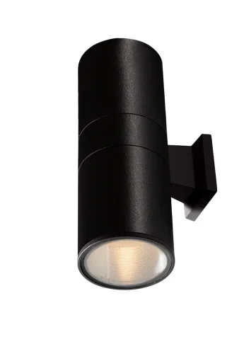 Настенный светильник CLT 138W300 BL Crystal Lux уличный IP54 чёрный 2 лампы, плафон чёрный в стиле современный E27 фото 2